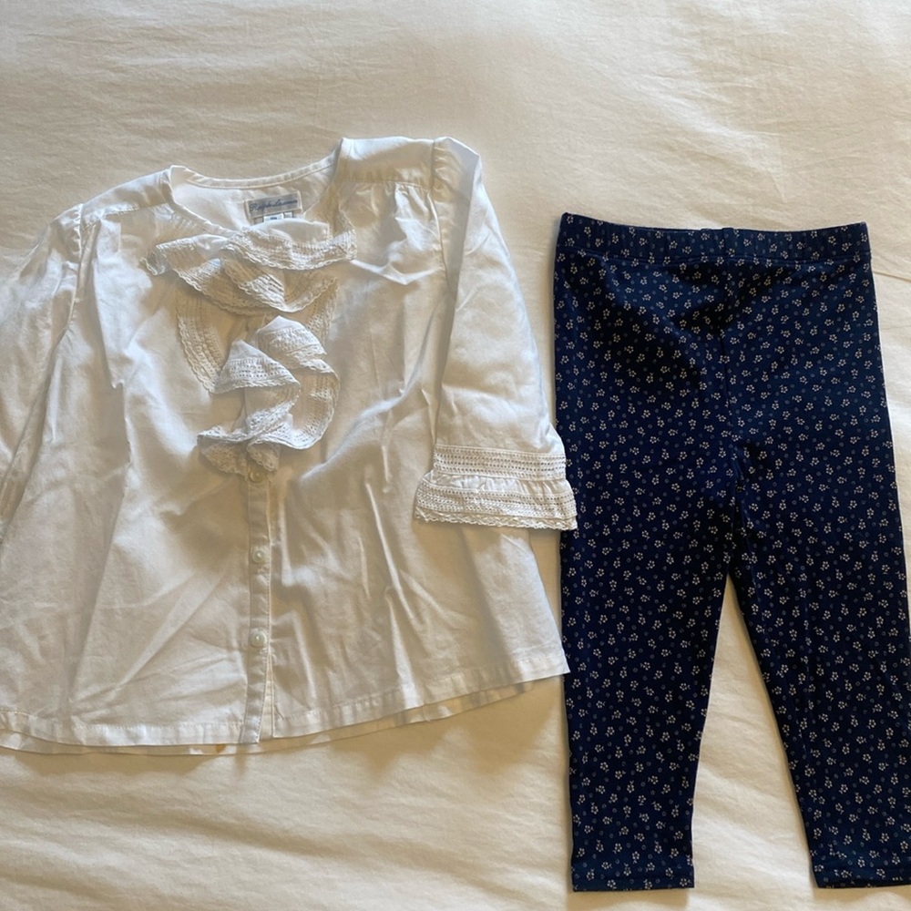 Ralph Lauren baby girl set. Size 18 months.